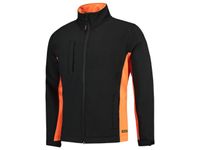 Softshell 402002 Zwart/oranje RWS, Maat M