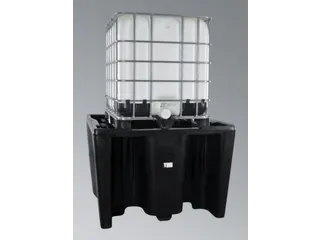 PE-opvangbak,v. 1xIBC,opvangvol. 1120l,HxBxD 1000x1450x1450mm - 1