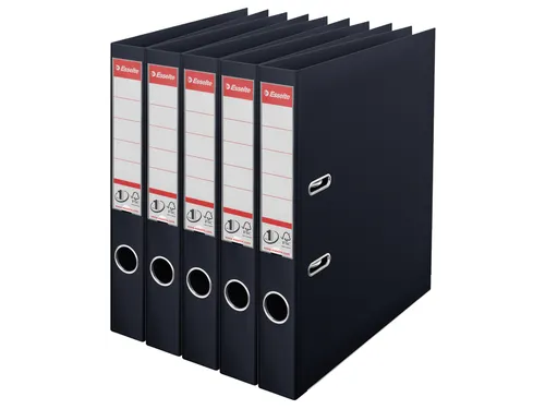 Ordner Esselte Vivida No.1 multipack 50mm A4 5 stuks zwart