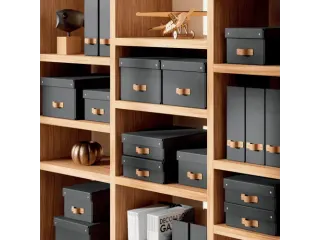 Leitz Puro Opbergdoos met deksel medium 17L set van 2 zwart - 2