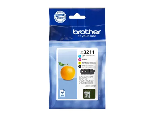 Brother LC-3211 Inktcartridge Multipack Zwart + Kleur