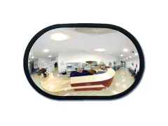 waarnemingsspiegel,HxB 335x525mm,spiegel acrylglas,frame zwart