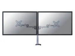 Monitorarm FPMA-D935DG 2 Schermen tot 27 inch Doorvoer Zilver