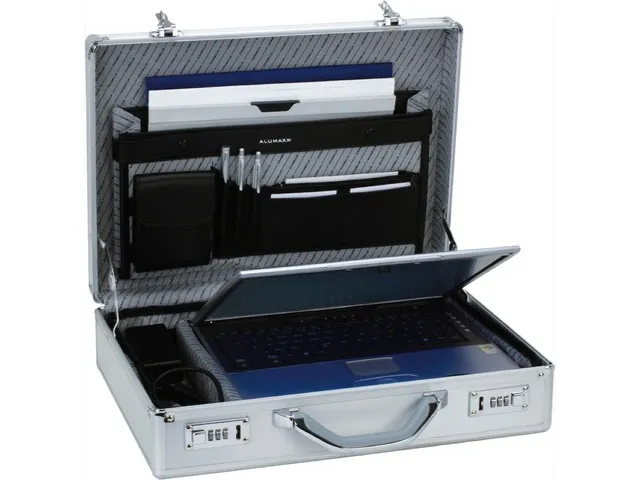 Laptopkoffer Alumaxx Kronos zilver aluminium 17 inch