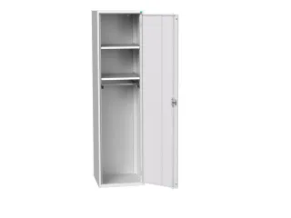 Lockerkast 2000x525x550mm 2 vakken, vleugeldeur, RAL7035 - 1