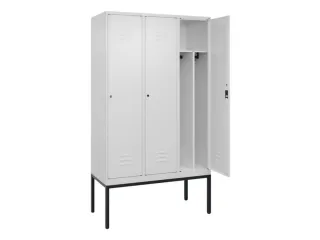 locker voor scheiding van kleding,HxBxD 2120x1200x500mm,3vak - 2