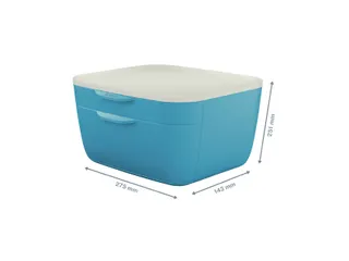 Ladenblok Leitz Cosy 2 laden blauw - 2