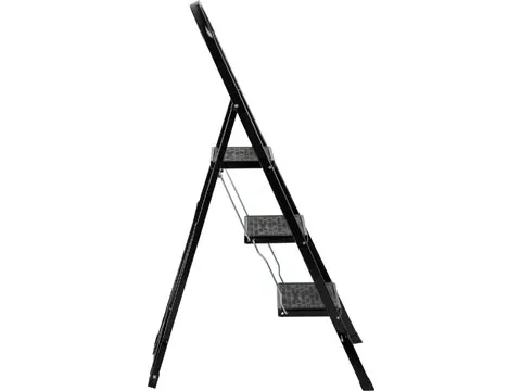 trapladder Color Step, 3 treden, zwart