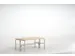 banc double,HxLxP 450x1015x700mm,barrettes en bois