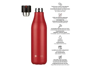 Thermosfles Les Artistes Paris 750ml Red - 2