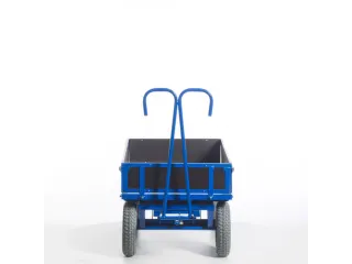 Handtrekwagen 4 Wielen 1000kg 1560x760mm Houten Wanden Luchtbanden - 11