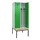 locker met bank,voor scheiding van kleding,HxBxD 2120x800x815mm,2vak
