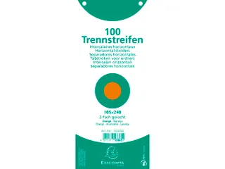 Tabstroken horiz180g perfo 105X240 oranj - 3