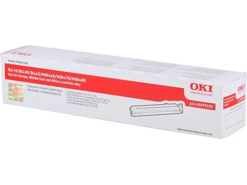 Tonercartridge Oki 43979102 B410 Zwart