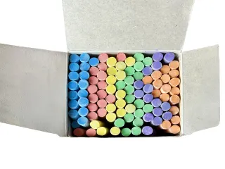 Bordkrijt stofvrij Kangaro assorti 100 stuks - 4
