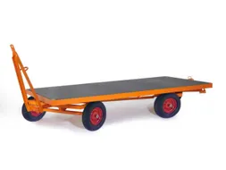 Aanhangwagen 5 Ton 3000x1500mm 2-as Besturing Massief Rubber