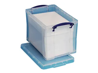 Hangmappenkoffer Opbergdoos 19 Liter Transparant - 4