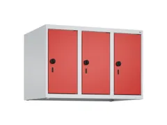 opzetkast,v. locker,3vak.,vak B 250mm,HxBxD 500x750x500mm,vleugeldeur