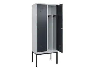locker voor scheiding van kleding,HxBxD 2120x800x500mm,2vak - 2