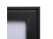 Vitrine d'affichage extérieure/intérieure 4x A4 Noir