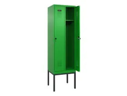 locker,HxBxD 2120x600x500mm,2vak,vak B 300mm,draaigrendel