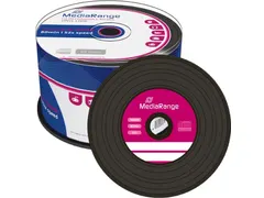 MediaRange CD-R 700MB Black Vinyl 50 Stuks