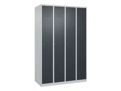 locker voor scheiding van kleding,HxBxD 1850x1200x500mm,4vak