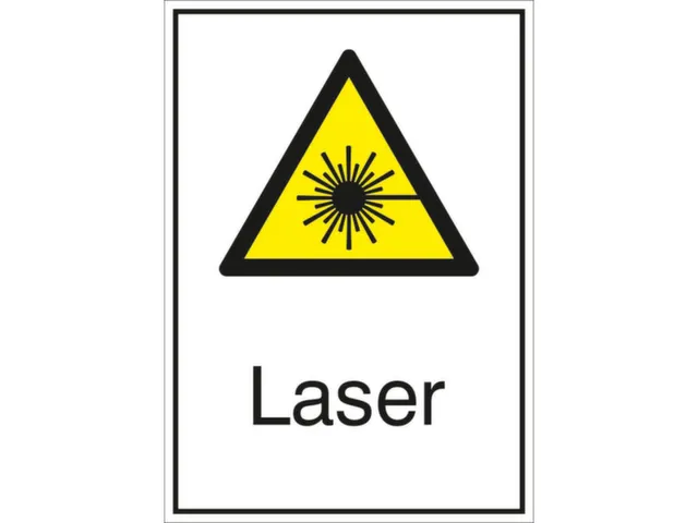 Waarschuwings-Combibord,V. Binnen/Buiten,Laser,Aluminium Gemerkt
