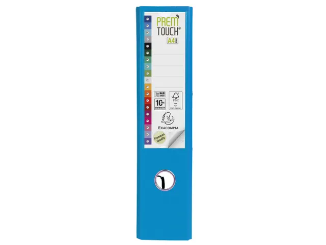 Ordner PP Prem'Touch A4maxi 80mm liblauw