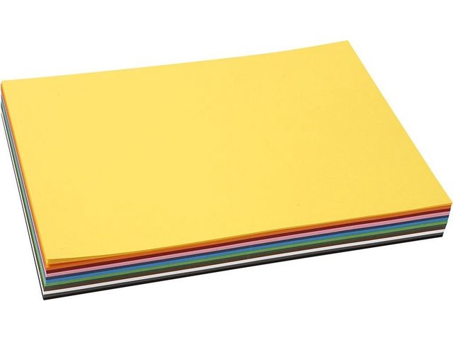 Colortime Papier cartonné A4 180g ass/pq120f