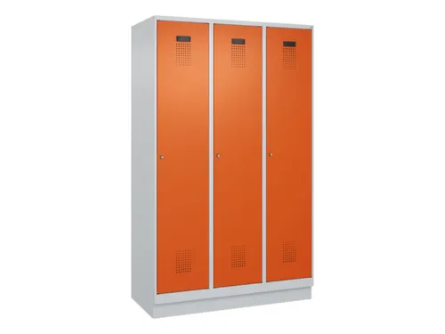 locker,HxBxD 1950x1200x500mm,3vak,vak B 400mm,cil.-slot,sokkel