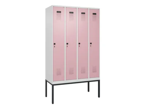 locker voor scheiding van kleding,HxBxD 2120x1200x500mm,4vak
