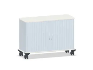 jaloeziedeurkast,HxBxD 720x1000x400mm,1xhouten vloer,decor romp wit - 2