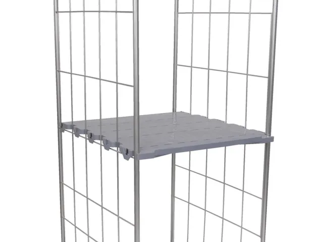 hygiënisch legbord,v. Gaasbox BxD 710x812mm,draagverm. 150kg,HDPE