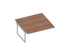 aanbouwtafel,v. benchtafel,HxBxD 730x1600x1600mm,blad canaletto-hout