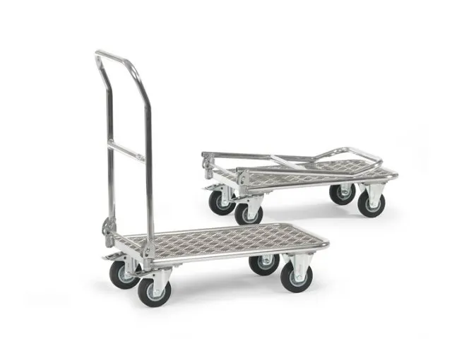 Aluminium Opklapbare Wagens 1134 200kg Laadvlak 900x600mm