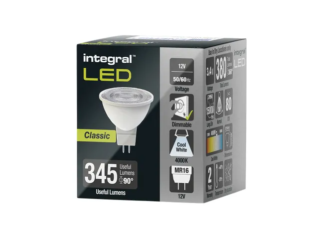 Ledlamp Integral MR16 4000K koel wit 4.6W 420lumen