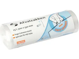 Universal Plus Vuilniszak 7 Micron 50x55 cm 25L Transparant Rol 50st.