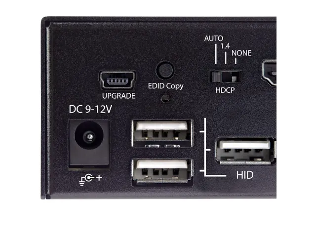 2-Poorts Single Monitor KVM HDMI Switch
