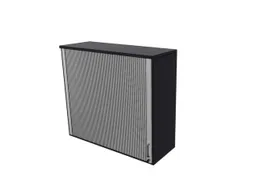 opzetkast,v. roldeurkast,HxBxD 1070x1200x445mm,roldeur,CC-zwart