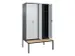 locker voor scheiding van kleding,HxBxD 2120x1200x815mm,4vak