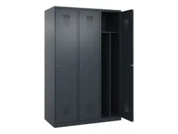 locker voor scheiding van kleding,HxBxD 1850x1200x500mm,3vak