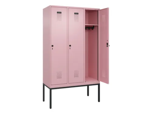 locker,HxBxD 2120x1200x500mm,3vak,vak B 400mm,draaigrendel