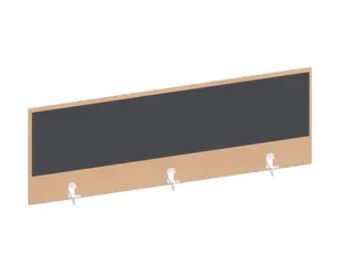 baliepaneel bureau aanbouw achter NE-esdoorn BN8010-antraciet 1400mm - 1