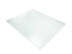 Tapis protection sol pour moquette 1300x1200mm PE/PU transparent