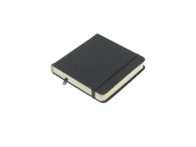 Schetsboek Kangaro 12x12cm cold grey PU HC 80 vel 140gr roomwit met el