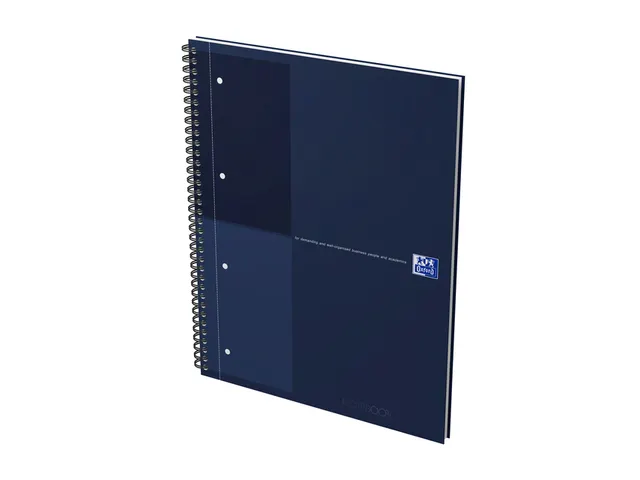 Spiraalblok Oxford International Notebook A4+ lijn Blauw