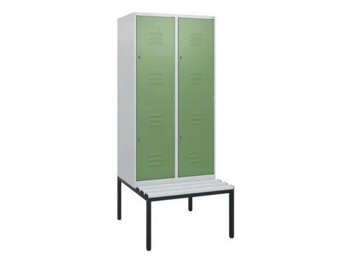 Dubbeldekse dekenkist,HxBxD 1950x800x815mm,2x2vak.,vak B 400mm