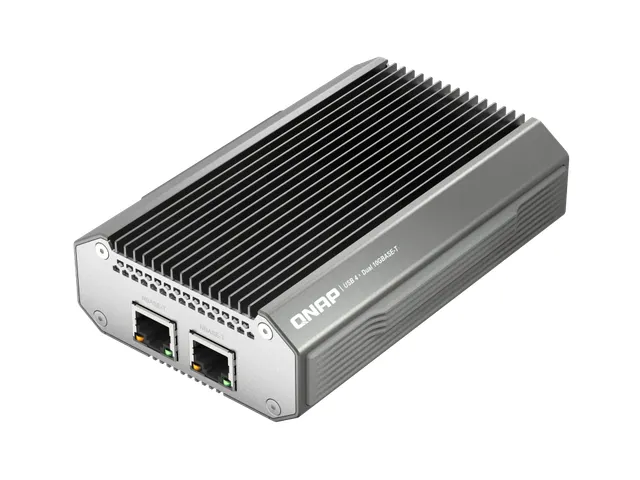 QNAP QNA-UC10G2T, Bedraad, USB Type-C, Ethernet, 10000 Mbit/s, Zwart,