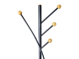 Kapstok MAUL Aura staand 180cm 4 haken zwart - 2